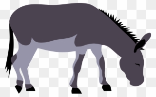 Donkey Clipart Outline - Donkey Clipart - Png Download
