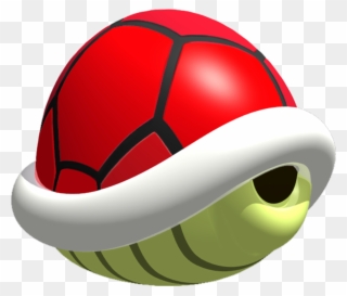 Red Shell - Mario Red Shell Clipart