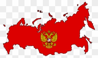 Russia Png Transparent Image - Russian Sfsr Flag Map Clipart