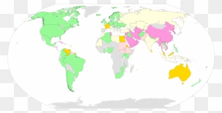 Weltkarte Internetzensur - India And New Zealand Map Clipart
