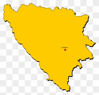 Bosnien Und Herzegowina, Bulgarien - Bosnia And Herzegovina Map Png Clipart