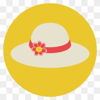 Summer Hat Icon - Sunhat Icon Clipart