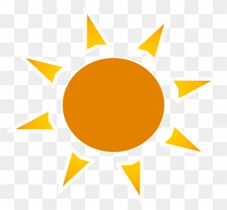 Sun Logo Clip Art At Clker - Transparent Background Clear Background Sun Clip Art - Png Download