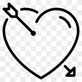 Heart Arrow Comments - Icon Clipart