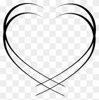 Heart Valentine Lovers Love Symbol - Heart Clipart