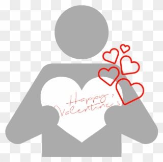 Happy Valentines Loving Character - Video Framing Infographic Clipart