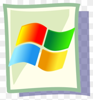 Microsoft Windows Clipart Windows Computer - Icono De Un Software - Png Download