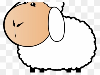 Small Clipart Sheep - Cartoon Sheep Transparent Background - Png Download