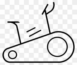 Spin Bike - Drawing Clipart