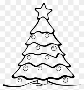 Medium Size Of Christmas Tree - Christmas Tree Drawing Clipart