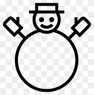 Christmas Snowman Comments - Icon Skill Clipart