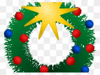 Christmas Wreaths Clipart - Festive Clip Art - Png Download