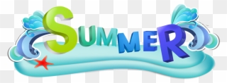 Summer-banner Edited - Summer Party Logo Png Clipart