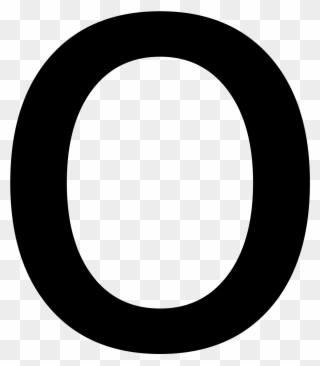 Letter O Png - Small Letter O Clipart