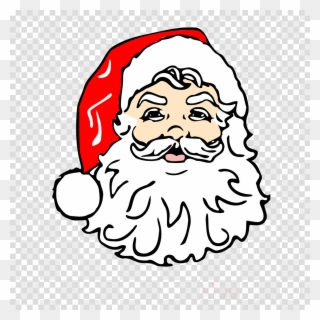 Download Santa Face Clip Art Clipart Santa Claus Clip - Santa Claus Head Drawing - Png Download