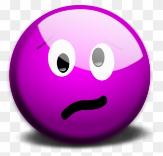 Purple Smiley Face Clip Art N14 - Smiley Emoticon - Png Download