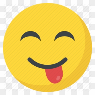 Crazy Face Smiley Smiley 1 Vectors Market Clip Art - Naughty Smiley Emoji - Png Download