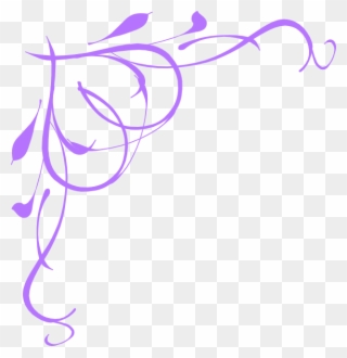 Purple Scroll Clip Art - Png Download