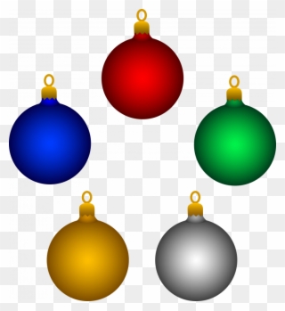 Light Bulbs Clipart - Christmas Tree Decoration Clipart - Png Download