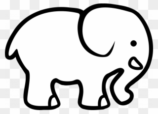 Revisited Cartoon Elephant Outline Magic Free Download - Dibujo De Un Elefante Clipart