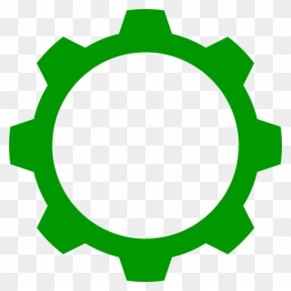 Green Gear Clipart