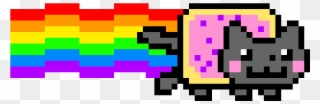 Nyan Cat Clipart Chocolate - Нян Кэт Пиксель Арт - Png Download
