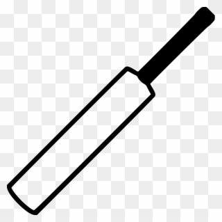 Cricket Bat Sport Gear Batsman Equipment Svg Png Icon - Cricket Bat Coloring Pages Clipart