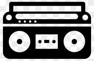 Boom Box With Controls And Settings Comments - Boombox Clipart