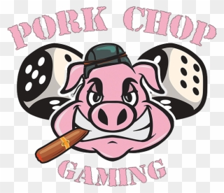 'pork Chop Gaming' - Porkchop Logo Clipart