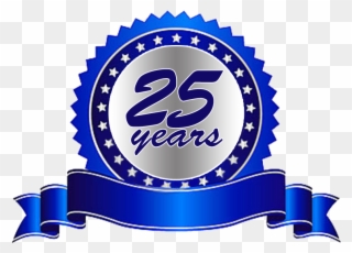 Customer Service Clipart Year Service - 25 Years Anniversary At Work - Png Download