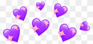 Crown - Heart Emoji Crown Png Clipart