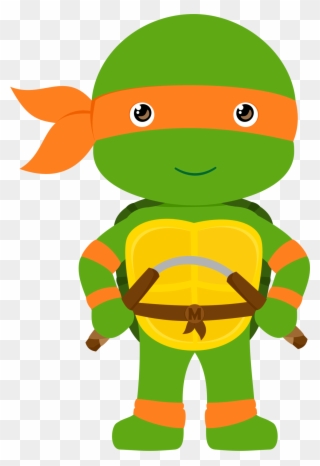 Compartiendo - - - Tortugas Ninjas - - - - Baby Ninja Turtles Clipart - Png Download