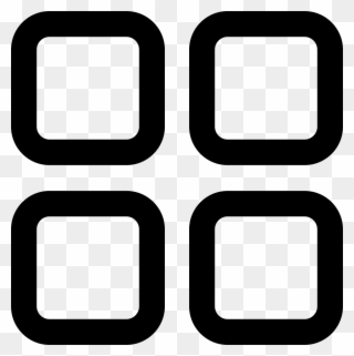 Png File - Four Squares Icon Clipart