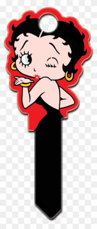 Front - Betty Boop Key Clipart
