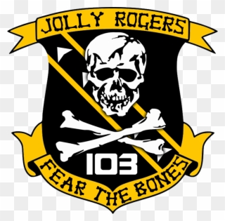 Bsg Vfs-103 Jolly Rogers Squadron Insignia By Viperaviator - Jolly Rogers Squadron Logo Clipart
