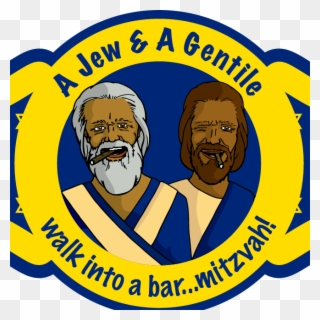 A Jew And A Gentile Walk Into A Bar - Rabbi Clipart