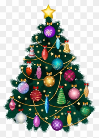 Free Png Christmas Deco Tree Png Images Transparent - Christmas Tree Png Transparent Hd Clipart