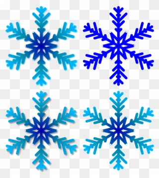 Transparent Library File Four Wikimedia Commons Open - Four Snowflakes Clipart