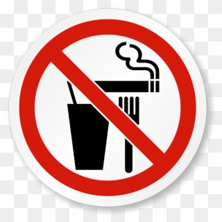 Iso Prohibition Sign - No Smoking No Cancer Clipart