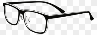 Glasses Eye Goggles Line - Clip Art Glasses - Png Download