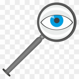 Eye Clipart Magnifying Glass - Kaca Pembesar Mata - Png Download