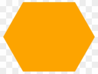 Hexagon Clipart Orange - Hexagon Big Png Transparent Png