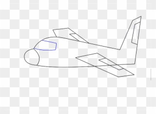 Drawing Airplane Aeroplan Free Download - Sketch Clipart