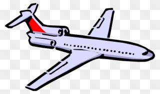Aircraft Vector Illustrator - Flying Airplane Clipart Gif - Png Download
