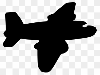 Airplane Fixed-wing Aircraft Computer Icons Drawing - Bomber Clip Art - Png Download