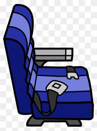 Airplane Clipart Chair - Plane Seat Clipart Png Transparent Png