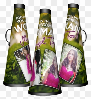 Your Bat Mitzvah Guests, Dads Supported You And Will - Glass Bottle Clipart