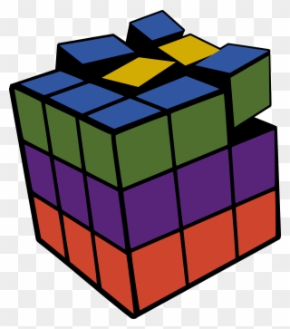 Puzzles Clipart Rubik's Cube - Rubiks Cube Vector Png Transparent Png