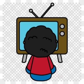Watching Tv Clipart Television Clip Art - Clip Art Watching Tv - Png Download