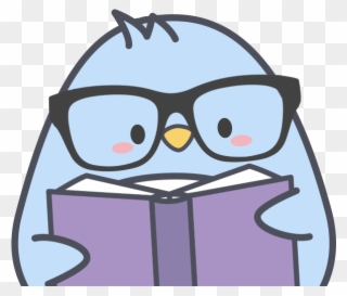 Vector Free Piki The Penguin I Have A Bookmark - Sticker Clipart